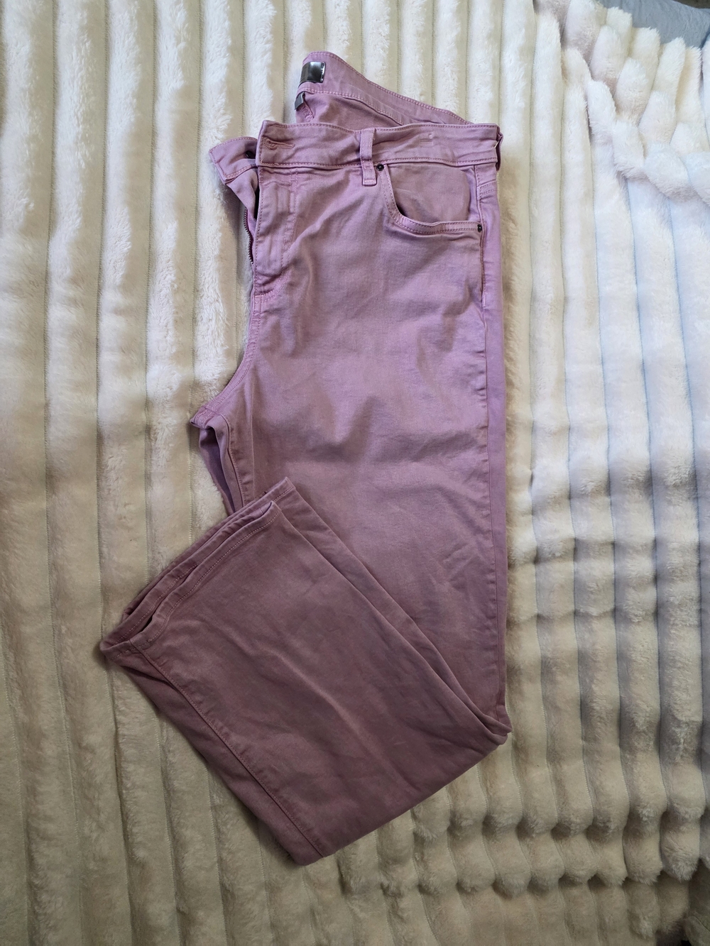 Kut from the Kloth Dusty Pink Straight-Leg Jeans